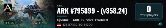 ARK #795899 - (v358.24) live status badge