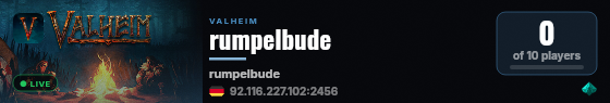 rumpelbude live status badge