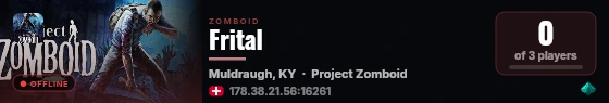 Frital live status badge