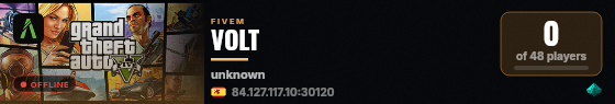 VOLT live status badge