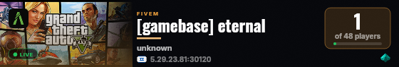 [gamebase] eternal live status badge