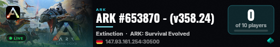 ARK #653870 - (v358.24) live status badge