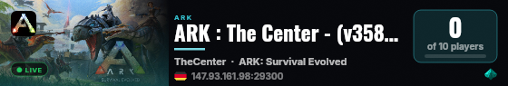 ARK : The Center - (v358.24) live status badge