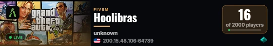 Hoolibras live status badge