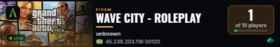 WAVE CITY - ROLEPLAY live status badge