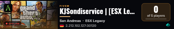 KJSondiservice | [ESX Legacy] live status badge