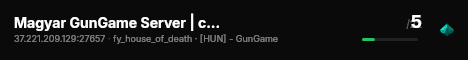 Magyar GunGame Server | cskozosseg.hu @ synhosting.eu live status badge