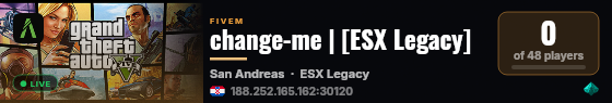 change-me | [ESX Legacy] live status badge
