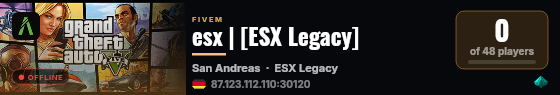 esx | [ESX Legacy] live status badge