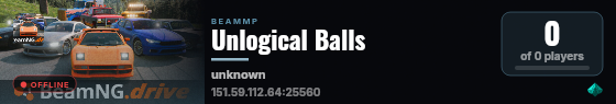 Unlogical Balls live status badge