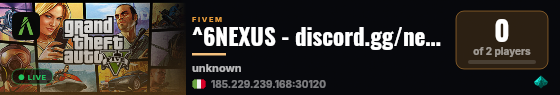 ^6NEXUS - discord.gg/nexusdev live status badge