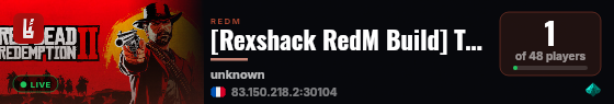 [Rexshack RedM Build] Thornpeak Valley live status badge