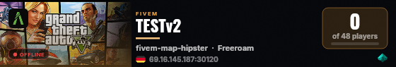 TESTv2 live status badge