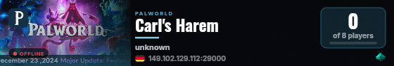 Carl's Harem live status badge