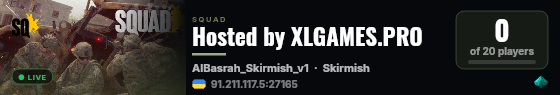 Hosted by XLGAMES.PRO live status badge