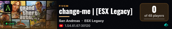 change-me | [ESX Legacy] live status badge