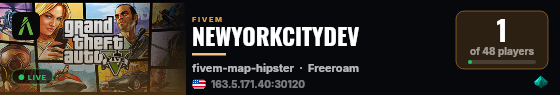 NEWYORKCITYDEV live status badge