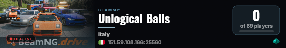 Unlogical Balls live status badge