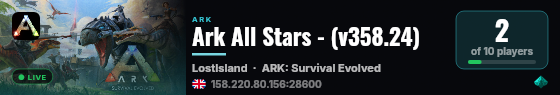 Ark All Stars - (v358.24) live status badge