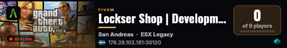 Lockser Shop | Development live status badge
