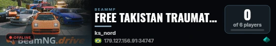 FREE TAKISTAN TRAUMATIZA live status badge