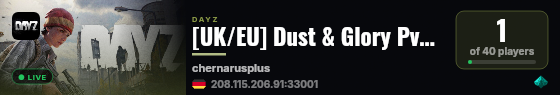 [UK/EU] Dust & Glory PvE w/ PvP Zones live status badge