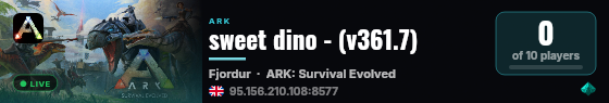 sweet dino - (v361.7) live status badge