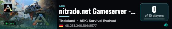 nitrado.net Gameserver - (v361.7) live status badge
