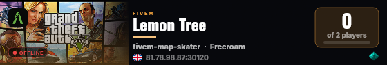 Lemon Tree live status badge