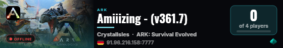 Amiiizing - (v361.7) live status badge