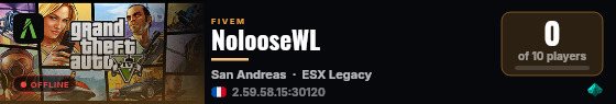 NolooseWL live status badge