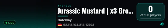 Senfsaurier live status badge
