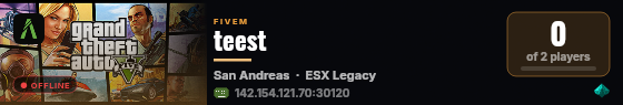 teest live status badge