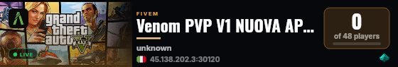 Venom PVP V1 NUOVA APERTURA! live status badge