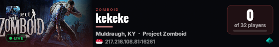 kekeke live status badge