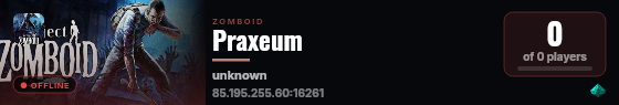Praxeum live status badge