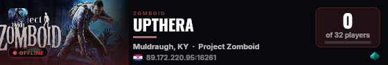 UPTHERA live status badge