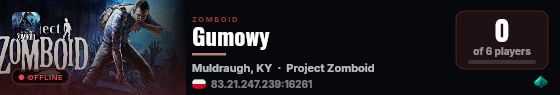 Gumowy live status badge
