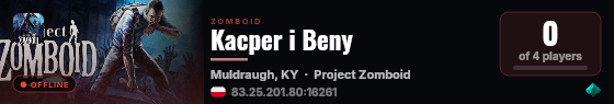 Kacper i Beny live status badge