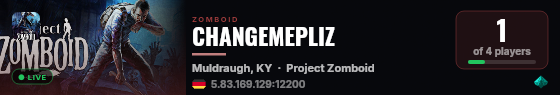 CHANGEMEPLIZ live status badge