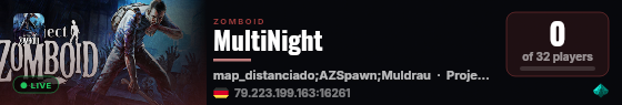 MultiNight live status badge