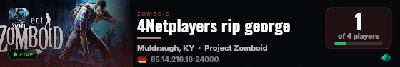 4Netplayers rip george live status badge