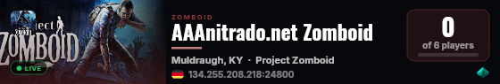 AAAnitrado.net Zomboid live status badge