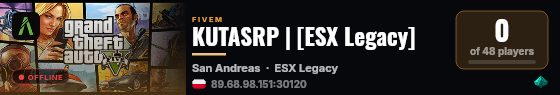 KUTASRP | [ESX Legacy] live status badge