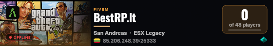 BestRP.lt live status badge