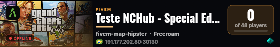 Teste NCHub - Special Edition - #V3.0 live status badge