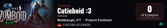 Cutieboid :3 live status badge