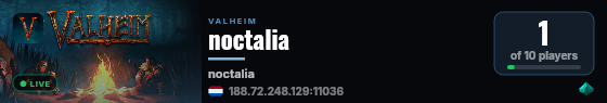 noctalia live status badge