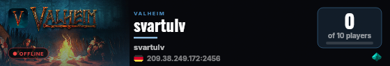 svartulv live status badge