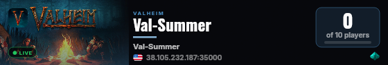Val-Summer live status badge